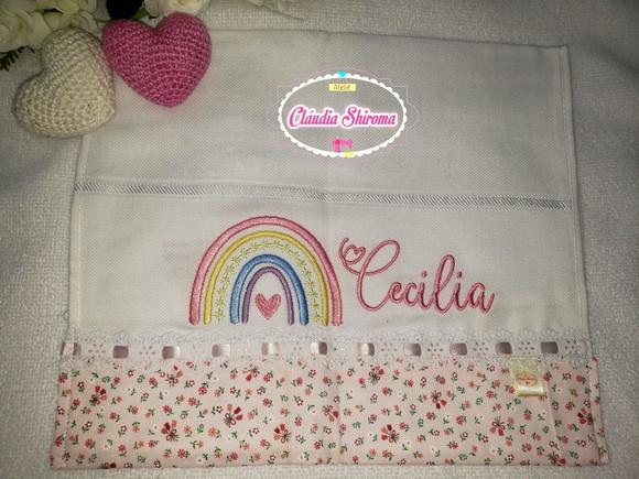 Fralda Boca Bordada Personalizada