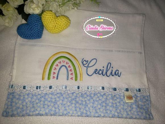 Fralda Boca Bordada Personalizada