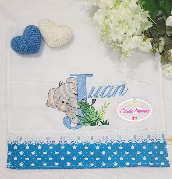 Fralda Boca Bordada Personalizada