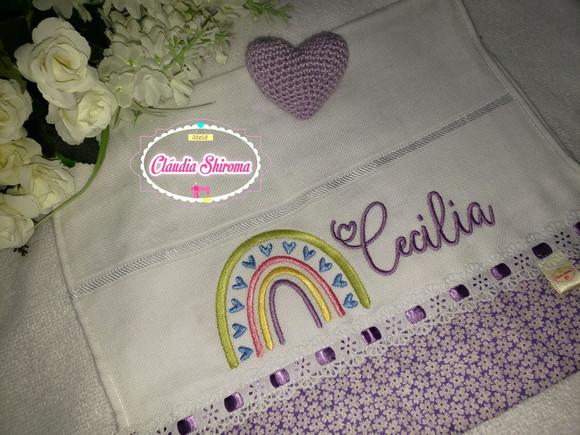 Fralda Boca Bordada Personalizada