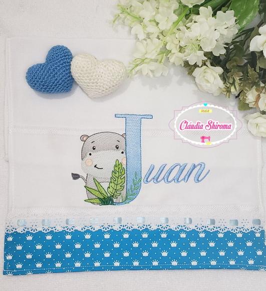 Fralda Boca Bordada Personalizada