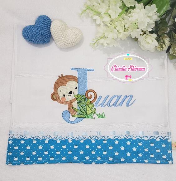 Fralda Boca Bordada Personalizada