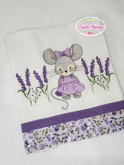 Fralda Boca Bordada Personalizada