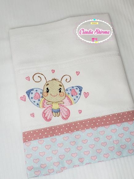 Fralda Boca Bordada Personalizada