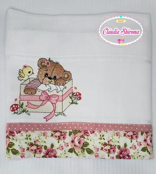 Fralda Boca Bordada Personalizada