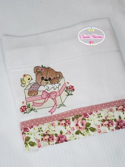 Fralda Boca Bordada Personalizada