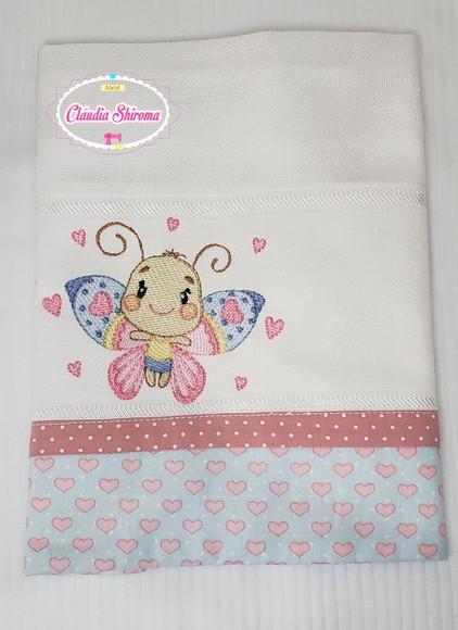 Fralda Boca Bordada Personalizada