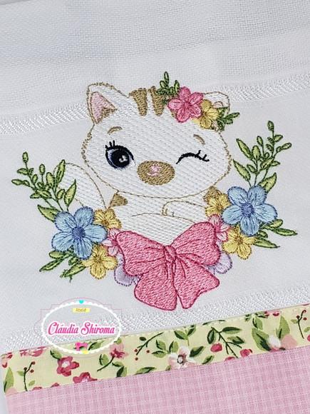 Fralda Boca Bordada Personalizada