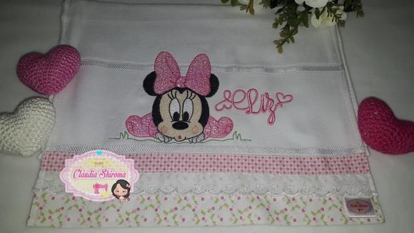 Fralda Boca Bordada Personalizada