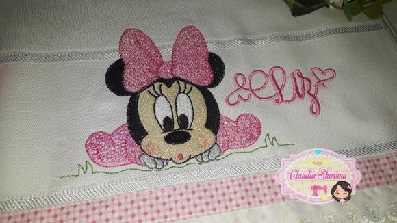 Fralda Boca Bordada Personalizada