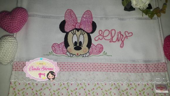 Fralda Boca Bordada Personalizada