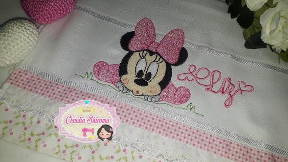 Fralda Boca Bordada Personalizada