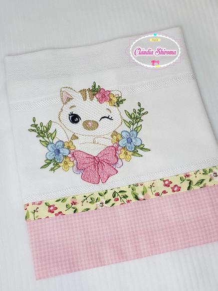 Fralda Boca Bordada Personalizada