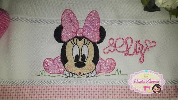 Fralda Boca Bordada Personalizada