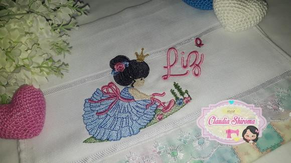 Fralda bordada personalizada