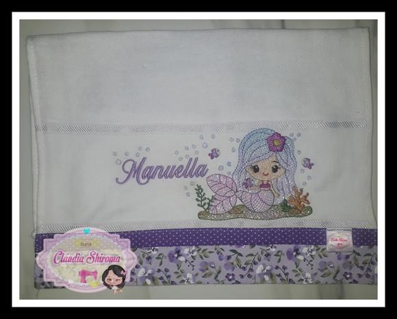 Fralda bordada personalizada