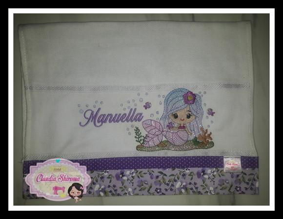 Fralda bordada personalizada