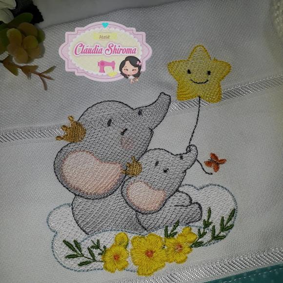 Fralda bordada personalizada