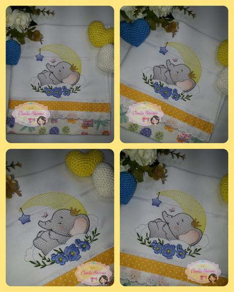 Fralda bordada personalizada