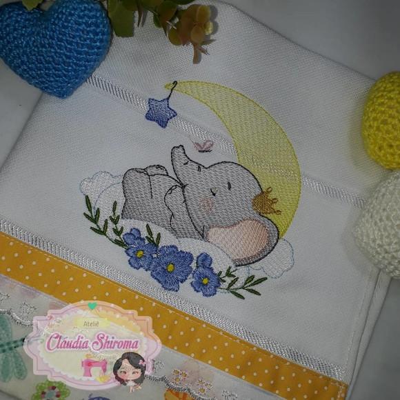 Fralda bordada personalizada