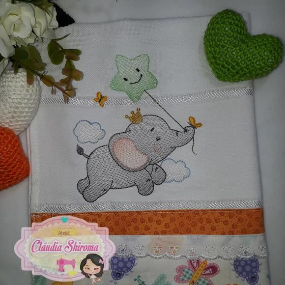 Fralda bordada personalizada