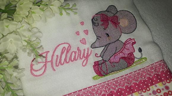 Fralda Ombro Bordada Personalizada