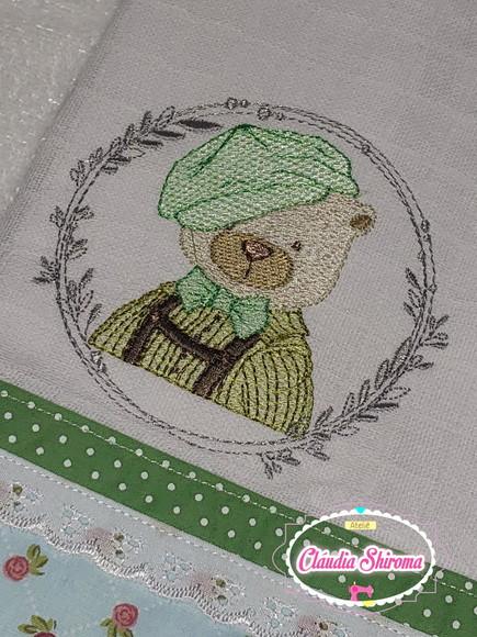 Fralda Ombro Bordada Personalizada