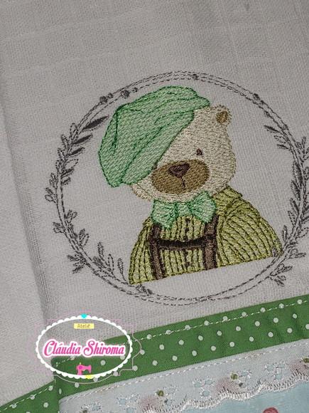 Fralda Ombro Bordada Personalizada