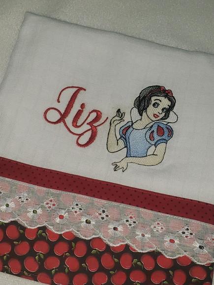 Fralda Passeio Bordada Personalizada