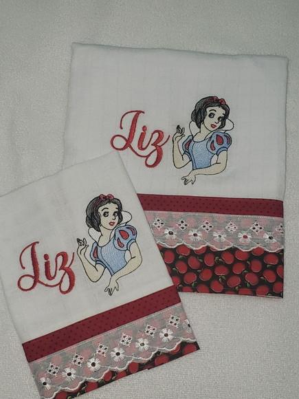 Kit 2 Fraldas Bordadas