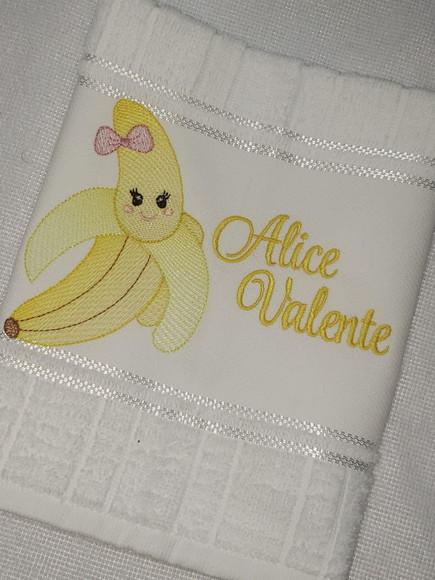 Kit 2 Toalhas Escolar Infantil Personalizada
