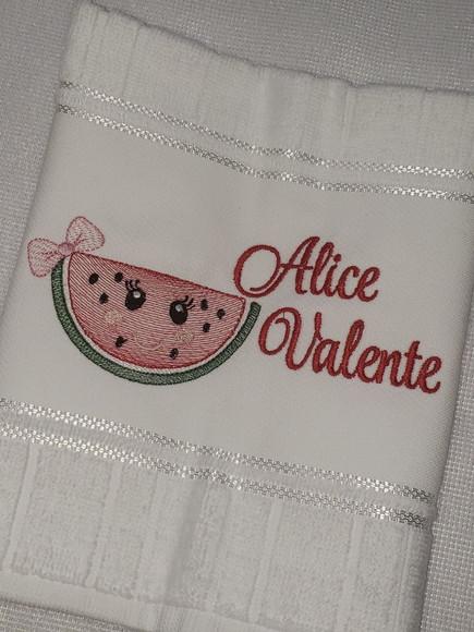 Kit 2 Toalhas Escolar Infantil Personalizada