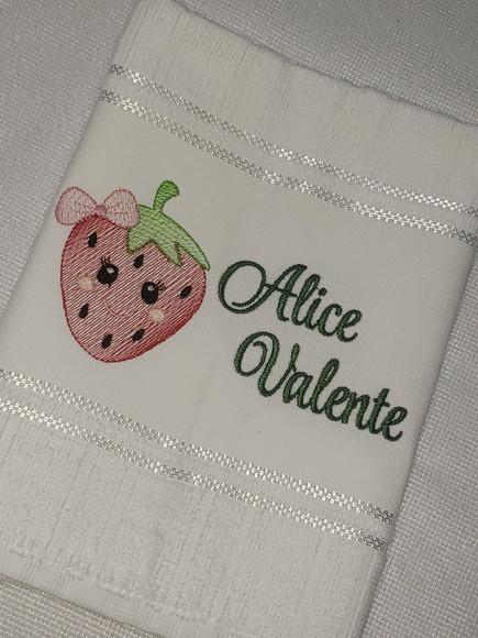 Kit 2 Toalhas Escolar Infantil Personalizada