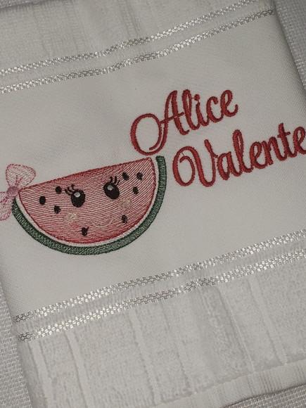 Kit 2 Toalhas Escolar Infantil Personalizada