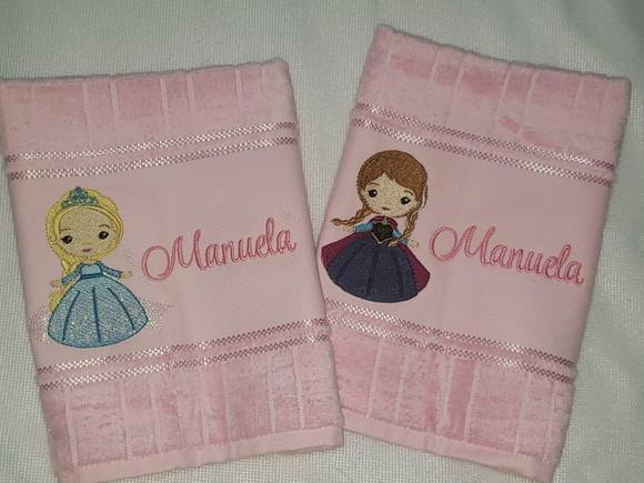 Kit 2 Toalhas Escolar Infantil Personalizada