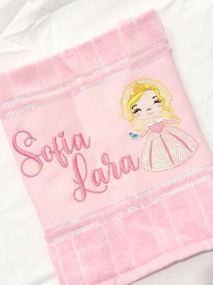 Kit 3 Toalhas Escolar Infantil Personalizada