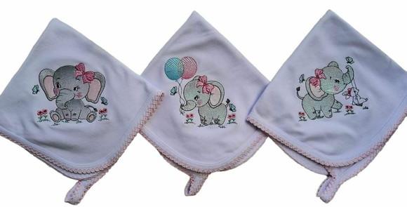 Kit 3 Naninha Segura Chupeta