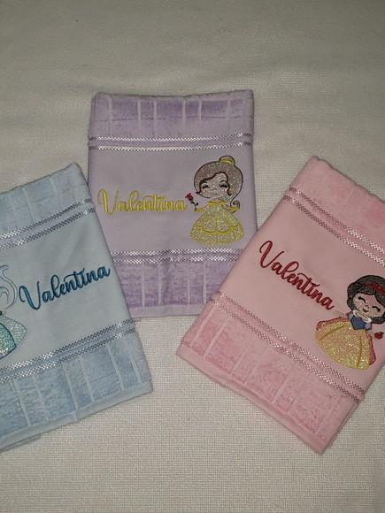 Kit 3 Toalhas Escolar Infantil Personalizada