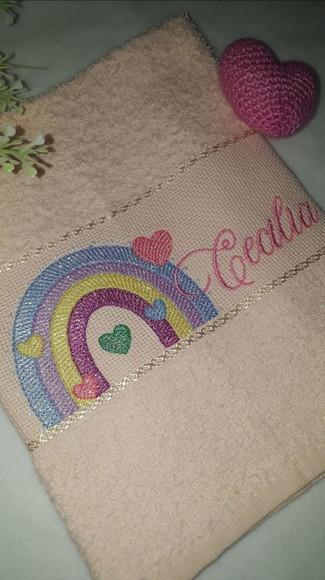 Kit 3 Toalhas Escolar Infantil Personalizada