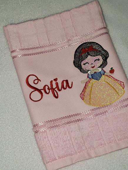 Kit 3 Toalhas Escolar Infantil Personalizada