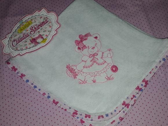 Kit fralda de boca bordada