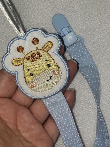 Kit Fralda de Boca e Prendedor de Chupetas