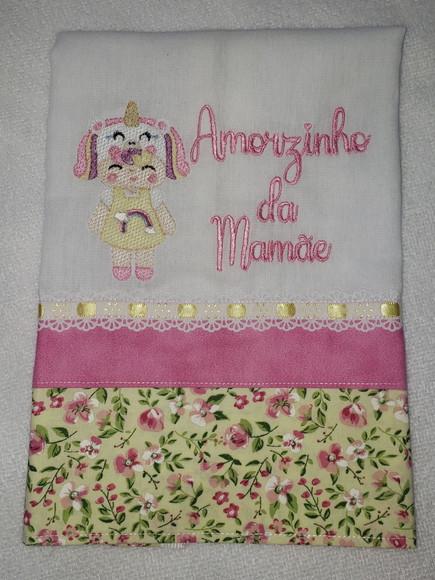 Kit Fralda de Boca e Prendedor de Chupetas