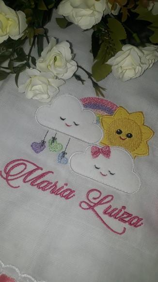 Kit Fralda de Boca e Prendedor de Chupetas