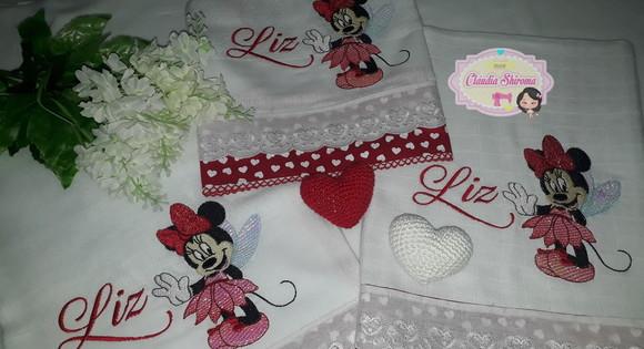 Kit Fraldas Bordadas