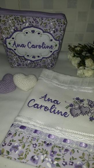 Kit Necessérie Personalizada com Toalha