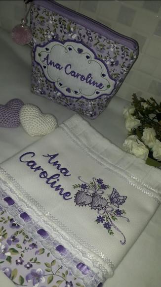 Kit Necessérie Personalizada com Toalha