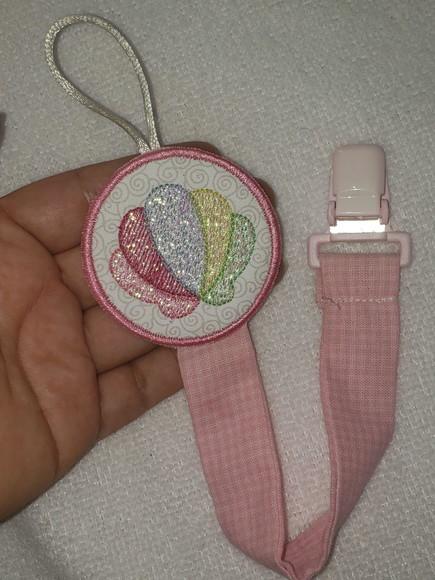 Kit Roupão de Bebê +fralda Personalizado+prendedor de Chupet