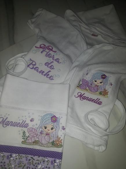 Kit Roupão de Bebê e Fralda Personalizado