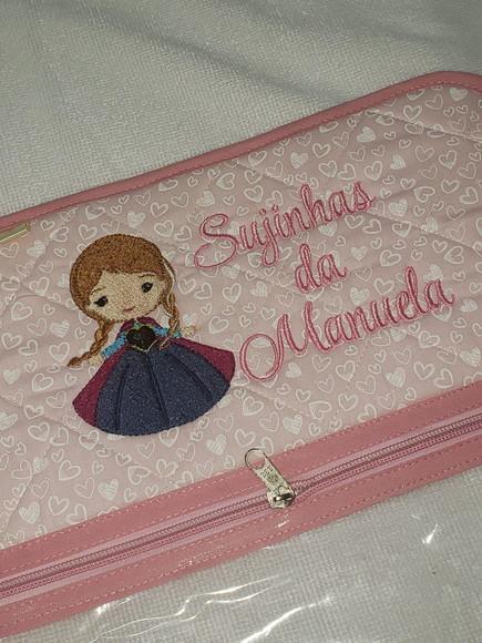 Kit Saquinho Roupa Limpa e Roupa Suja + Toalha Escolar